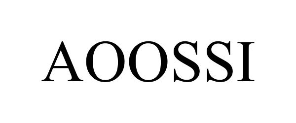 Trademark Logo AOOSSI