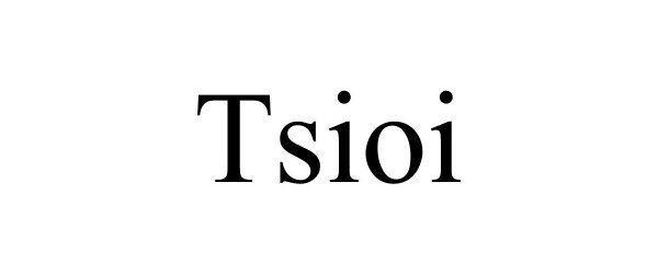 Trademark Logo TSIOI