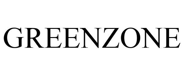 Trademark Logo GREENZONE