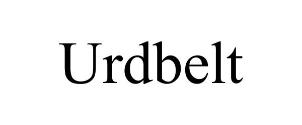 Trademark Logo URDBELT