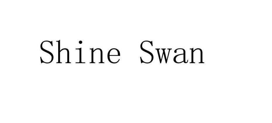 Trademark Logo SHINE SWAN