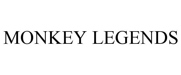 Trademark Logo MONKEY LEGENDS
