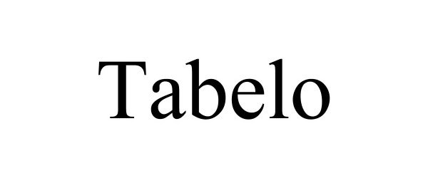 Trademark Logo TABELO