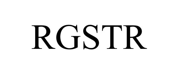Trademark Logo RGSTR