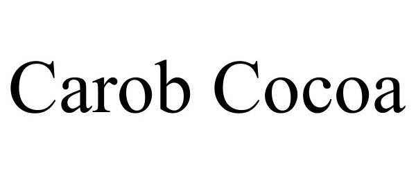 Trademark Logo CAROB COCOA