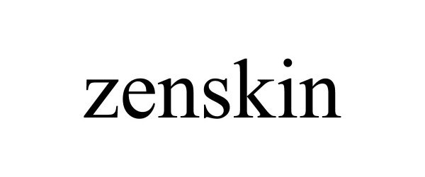 Trademark Logo ZENSKIN
