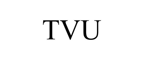 Trademark Logo TVU