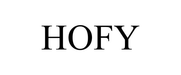 Trademark Logo HOFY