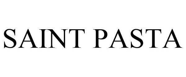 Trademark Logo SAINT PASTA