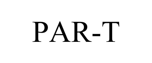 Trademark Logo PAR-T