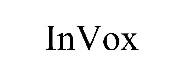 Trademark Logo INVOX