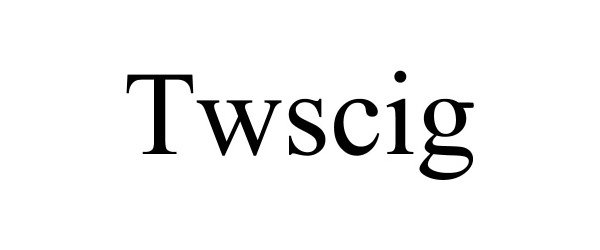 Trademark Logo TWSCIG