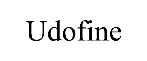 Trademark Logo UDOFINE