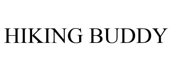 Trademark Logo HIKING BUDDY