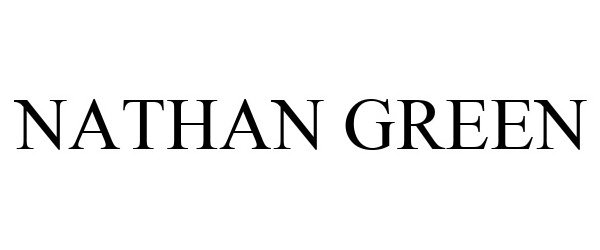 Trademark Logo NATHAN GREEN