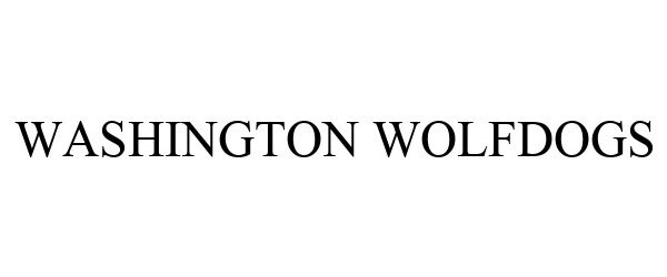  WASHINGTON WOLFDOGS