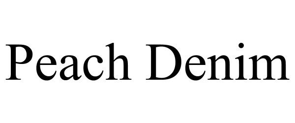 Trademark Logo PEACH DENIM