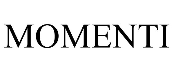 Trademark Logo MOMENTI
