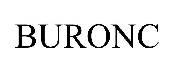 Trademark Logo BURONC