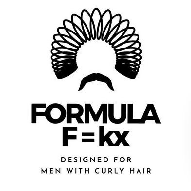 Trademark Logo FORMULA F=KX DESIGNED FOR MEN WITH CURLY HAIR