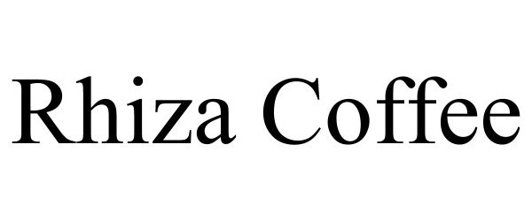 Trademark Logo RHIZA COFFEE