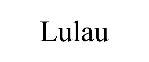 Trademark Logo LULAU