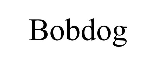 Trademark Logo BOBDOG