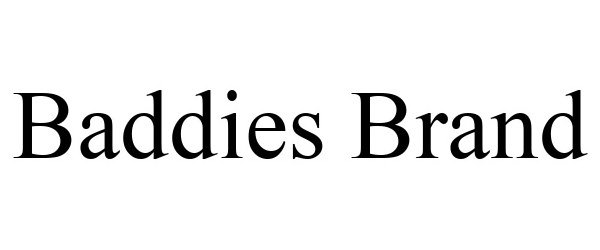 Trademark Logo BADDIES BRAND