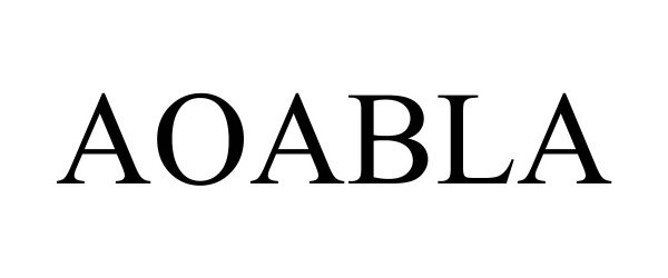 Trademark Logo AOABLA