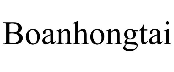 Trademark Logo BOANHONGTAI