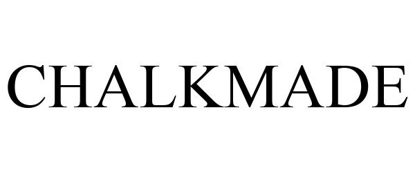 Trademark Logo CHALKMADE