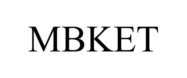 Trademark Logo MBKET