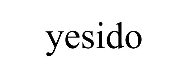 Trademark Logo YESIDO