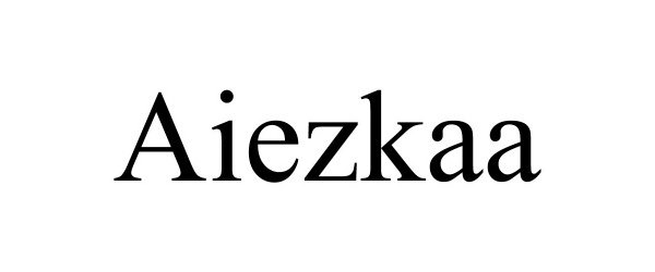 Trademark Logo AIEZKAA