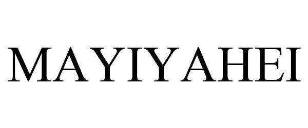 Trademark Logo MAYIYAHEI