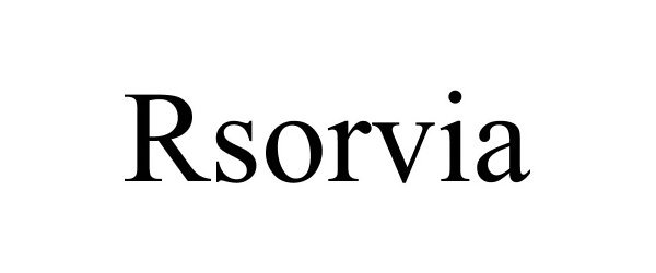 Trademark Logo RSORVIA