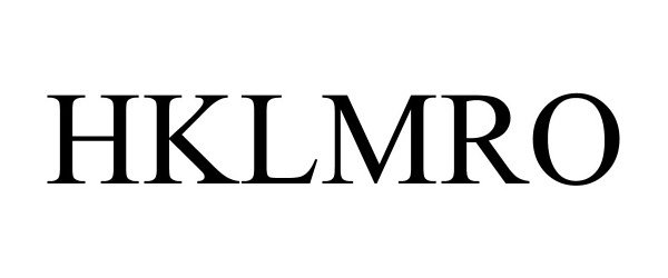 Trademark Logo HKLMRO