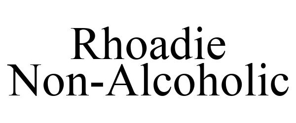 Trademark Logo RHOADIE NON-ALCOHOLIC