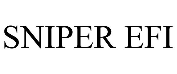 Trademark Logo SNIPER EFI