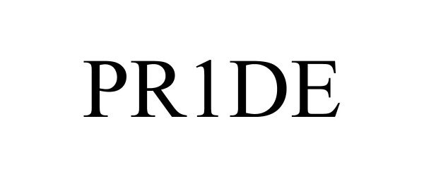Trademark Logo PR1DE