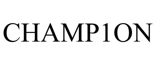 Trademark Logo CHAMP1ON