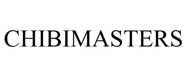 Trademark Logo CHIBIMASTERS