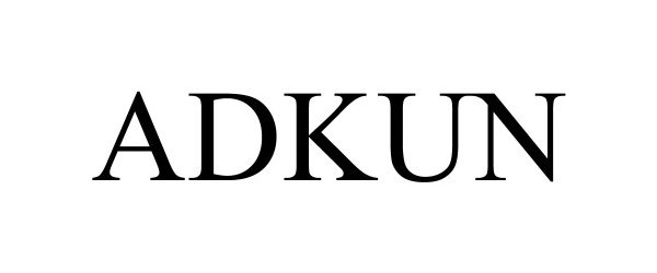 Trademark Logo ADKUN