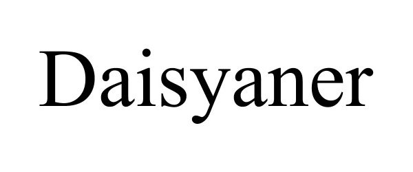 Trademark Logo DAISYANER