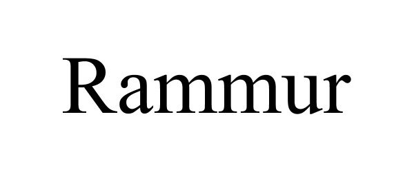 Trademark Logo RAMMUR