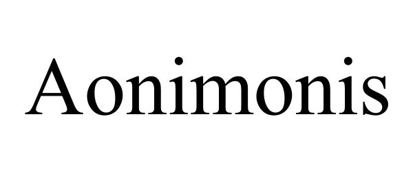  AONIMONIS