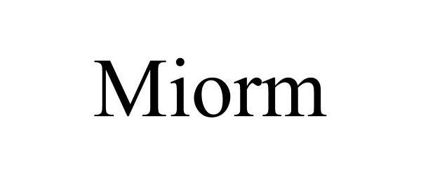  MIORM