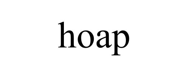 Trademark Logo HOAP