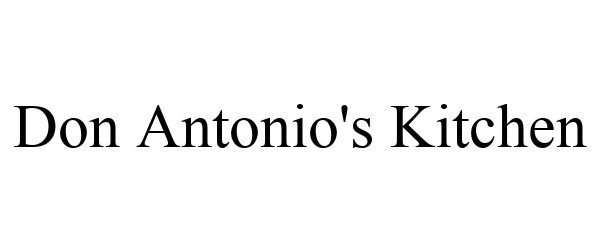  DON ANTONIO'S KITCHEN