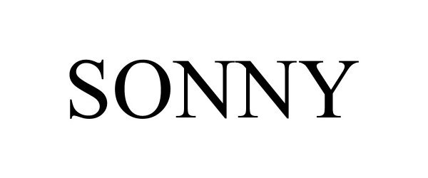 Trademark Logo SONNY